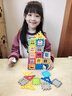 浮造兒童積木益智拼裝玩具3到6歲超大號搭房子男孩女孩子立體拼插拼圖 房子積木210片+窗架65片+收納桶 曬單實(shí)拍圖