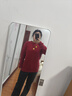 緋垚復(fù)古新年圣誕毛衣女春秋外穿內(nèi)搭慵懶麻花圓領(lǐng)寬松軟糯套頭針織衫 復(fù)古紅 均碼 （80-140斤） 曬單實(shí)拍圖