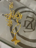 世紀(jì)緣黃金項(xiàng)鏈女小金珠肖邦鏈足金時(shí)尚金鏈子送女友生日禮物 7.68g【鏈長(zhǎng)42cm】 曬單實(shí)拍圖