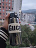 斐月伽高硼硅玻璃水杯防燙高顏值女便攜帶把喝水杯茶水分離隨手杯男士 玻璃杯煙灰色550ml1只 曬單實(shí)拍圖