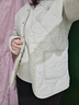 樂(lè)戀淑棉服女棉襖秋冬季2024新款韓版時(shí)尚寬松短款小個(gè)子保暖棉衣外套女 韓版寬松菱格保暖棉服【杏色】 M 曬單實(shí)拍圖