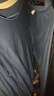 寶娜斯（BONAS）保暖內衣男士秋衣秋褲羊絨蠶絲秋冬保暖套裝圓領(lǐng)綿毛衫磨毛淺絨 山羊絨蠶絲藍色男 2XL 曬單實(shí)拍圖