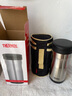 膳魔師（THERMOS）保溫杯泡茶杯水杯自帶原裝杯套不銹鋼杯子帶茶漏JML-371F 330ml黑色-BK 曬單實(shí)拍圖