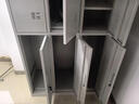 京牛鋼制多門(mén)更衣柜車(chē)間員工學(xué)校宿舍洗浴辦公室帶鎖鐵皮儲物存包鞋柜 四門(mén)更衣柜 經(jīng)濟款 曬單實(shí)拍圖