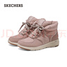 斯凱奇（Skechers）面包鞋春女靴短筒雪地靴舒適增高厚底高幫鞋144194 曬單實(shí)拍圖