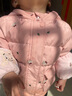戴維貝拉（DAVE＆BELLA）【Hello.Kitty聯(lián)名】女童絨服寶寶上衣外套女孩衣服秋冬新年童裝 粉色 90 cm（建議身高80-90cm） 曬單實(shí)拍圖
