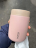 MOMOCONCEPT保溫杯女士高顏值大肚杯316不銹鋼咖啡杯MOMO水杯子粉色360ml 曬單實(shí)拍圖