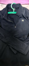 KOLON SPORT/可隆半拉鏈長(cháng)袖 男子戶(hù)外輕量彈力抗菌透氣休閑T恤- LHZT4WN121-BK 黑色 L (175/96A) 曬單實(shí)拍圖