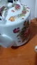 LICHEN景德鎮(zhèn)陶瓷涼水壺茶壺提梁壺 青花陶瓷器茶具釉下彩 花開富貴3.6升提梁壺 曬單實拍圖