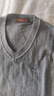 柒牌【高端系列】V領(lǐng)背心毛衣男春夏新款商務(wù)保暖休閑針織衫 深灰 L (175) 曬單實(shí)拍圖