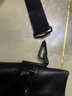 七匹狼男士豎款手提包商務(wù)立款公文包真皮手拎包簡(jiǎn)約純頭層牛皮男包軟皮 黑色豎款 曬單實(shí)拍圖