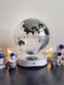 HCNT客廳擺件創(chuàng  )意家居裝飾品輕奢高檔黑科技磁懸浮透明地球儀七夕禮物 藍牙音響鏡面懸浮20cm銀色地球儀球 無(wú)規格 曬單實(shí)拍圖