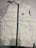 吉普（JEEP）羽絨服馬甲外套冬季新款立領保暖坎肩男士大碼休閑背心馬夾克 米白色 XL（建議125-145斤） 曬單實拍圖