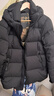 高梵黑金鵝絨服機能3.0五格蓄熱羽絨服男士短款冬季外套 黑色 L  曬單實(shí)拍圖