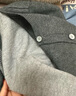 PSO Brand【假兩件】針織衫毛衣女甜美春秋短款小眾開衫上衣外套 碳末灰 Carbon M 曬單實(shí)拍圖