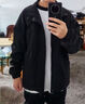 真維斯（Jeanswest）男外套大碼春秋季男裝簡(jiǎn)約商務(wù)休閑秋裝夾克男士2026新款衣服上衣 22黑色 XL 曬單實(shí)拍圖