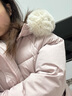 艾珠兒（Aizhuer）羽絨棉服女2025冬季新款好看中長(cháng)款韓系加厚棉襖大毛領(lǐng)棉衣外套潮 粉色 S （建議80-105斤） 曬單實(shí)拍圖
