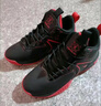 喬丹格蘭籃球鞋男鞋冬季新款加絨棉鞋緩震秋季運動(dòng)鞋防滑實(shí)戰球鞋特大碼鞋 黑紅-皮面款 42 曬單實(shí)拍圖