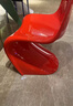 Vitra【現貨】 Panton潘通椅正版家用餐椅靠背座椅休閑椅子進(jìn)口 紅色 曬單實(shí)拍圖