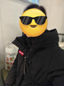 鴨鴨（YAYA）王一博301g充絨極寒反季羽絨服女長款冬季新款加厚保暖外套HY 黑色 S 曬單實(shí)拍圖