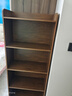 卓禾實(shí)木書(shū)架置物架落地一體靠墻轉角儲物柜簡(jiǎn)易貨架學(xué)生桌邊松木書(shū)柜 【實(shí)木板胡桃色】六層50×166 曬單實(shí)拍圖
