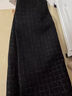 高級感小香風(fēng)半身裙女秋冬款2025新款亮片粗花呢包臀毛呢直筒長(cháng)裙 黑色 XL (29) 曬單實(shí)拍圖