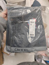森馬（Semir）森柔|牛仔褲女冬季寬松半松緊腰抓毛長(cháng)褲遮胯錐形褲103724124007 曬單實(shí)拍圖