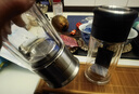 NEWB雙層泡茶杯茶水分離玻璃水杯男女士大容量辦公室喝茶便攜飲用杯子 【可刻字】紳士黑 250ml 曬單實(shí)拍圖