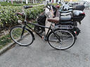 鳳凰（Phoenix）自行車(chē)男女成人復古單車(chē)老式自行車(chē)休閑車(chē)輕便通勤車(chē)26寸二八大杠 頂配-7變速-26寸+大禮包-亮黑 曬單實(shí)拍圖