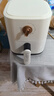 SLIEPQR蘇泊空氣炸鍋家用新款智能多功能大容量可視無(wú)油空氣電炸鍋 米白色 5L 可視款+烤盤(pán)抑菌內循環(huán) 曬單實(shí)拍圖