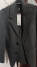 杉杉綿羊毛雙面呢西服男士秋冬季商務(wù)休閑毛呢子西裝大衣外套單西男裝 曬單實(shí)拍圖