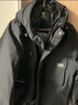 駱駝男裝羽絨服男士防風(fēng)保暖白鴨絨情侶潮流工裝外套冬季 科技速熱】燕麥灰/幻影黑，男女同款 XL 曬單實(shí)拍圖