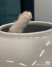 乾唐軒活瓷杯【送人禮物】甜心水杯茶杯陶瓷杯子送禮隨手杯手工定制女士 甜心-白粉紅(雙層330ml) 曬單實拍圖