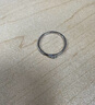 周六福求婚結婚鉆戒鉑金戒指情侶對戒 單只 男戒約0.8分 18號生日禮物 曬單實(shí)拍圖