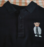 倉石一樹(shù)倉石一樹(shù)潮牌刺繡小熊翻領(lǐng)polo衫男短袖t恤夏季新款寬松大碼黑色 黑色 3XL 曬單實(shí)拍圖