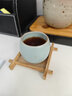 東道汝窯河南非遺 2018年老東道 陶瓷功夫茶杯開片可養(yǎng)汝瓷主人杯單杯 玲瓏杯（天青） 曬單實拍圖