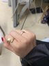 京蔻迪輕奢高感不規則金色戒指女小眾獨特夸張設計感食指戒冷淡風(fēng)指環(huán) 不規則開(kāi)口戒 曬單實(shí)拍圖