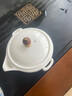 元兮 羊脂玉手抓壺茶具大號防燙 德化白瓷陶瓷三才蓋碗帶蓋雙耳青花日式 辦公室全手工茶碗泡茶器帶孔過(guò)濾 如意手抓壺（羊脂玉白瓷） 曬單實(shí)拍圖