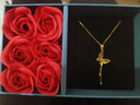 中國黃金（CHINA GOLD）蝴蝶黃金項鏈女足金流蘇轉(zhuǎn)運珠吊墜七夕情人節(jié)禮物送女友老婆生日 【京速達(dá)】足金蝴蝶流蘇吊墜+足金鏈 曬單實拍圖