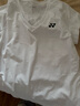 YONEX新品尤尼克斯羽毛球服短袖女運動(dòng)T恤透氣速干運動(dòng)上衣網(wǎng)球服 女款短袖215083 白色 L 曬單實(shí)拍圖