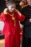 斯睿霖滿庭芳敬酒服紅色旗袍新娘中式婚服裝結(jié)婚禮服裙女外拍出閣宴春秋 紅色裝  不含配飾 L 曬單實(shí)拍圖