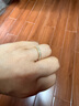 萊紳通靈排鉆戒指18K金鉆戒女漫步塞納河求婚結婚禮物 【悅己禮物】黃18K金 11號 曬單實(shí)拍圖