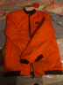 貴人熊男裝男士加絨加厚潮牌修身棉外套冬季新款工裝立領(lǐng)保暖上衣 橘紅色 加絨加厚款-純色外套 2XL 建議-【130-145斤】 曬單實(shí)拍圖