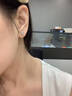 七度珠寶18K金培育鉆石經(jīng)典四爪1克拉鉆石耳釘結(jié)婚520情人節(jié)送老婆禮物 60分培育鉆石(F-G/VS/3EX/N) 曬單實(shí)拍圖