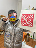 巴拉巴拉男童羽絨服連帽兒童潮酷印花外套冬季小童裝【奧特曼IP】 灰色調-灰鴨絨-00422 120 cm（充絨量87g） 曬單實(shí)拍圖