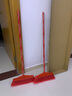 塑料掃把掃帚家用五排加大加厚硬毛耐用學(xué)校環(huán)衛工地笤帚頭單個(gè) 掃把兩把( 有木桿) 曬單實(shí)拍圖