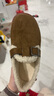 獵吶雪地靴女棉鞋冬季2024加絨保暖厚底短筒時尚家居百搭包跟 毛毛棉鞋栗色37 曬單實拍圖