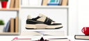 FOOT INDUSTRY 足下工業(yè)「品牌經(jīng)典」90s滑板鞋運(yùn)動(dòng)休閑復(fù)古訓(xùn)練板鞋男女百搭 黑色/米白 37 曬單實(shí)拍圖