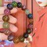 石玥珠寶精品11-12mm碧璽手鏈本命年轉(zhuǎn)運(yùn)珠天然水晶手串男女士款 水晶瑪瑙 曬單實(shí)拍圖