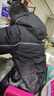 鴨鴨（YAYA）羽絨服男中長款2024年冬季新款青年潮流漸變色加厚防寒官方外套 黑色 L (175) 曬單實拍圖